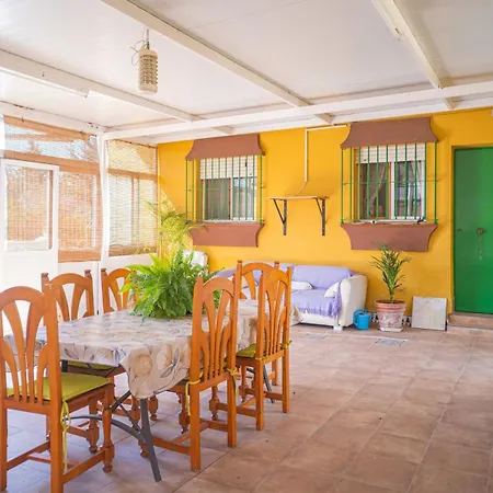 Con Jardin, Barbacoa Y Piscina Privada Vakantiehuis Chiclana de la Frontera